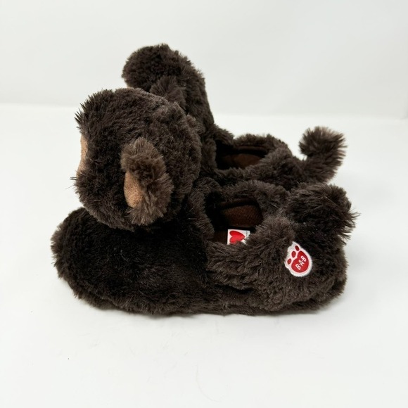 Build a Bear Workshop Brown Blue Eyed Monkey Child Slippers Youth Size XL (3-4) - Picture 4 of 15
